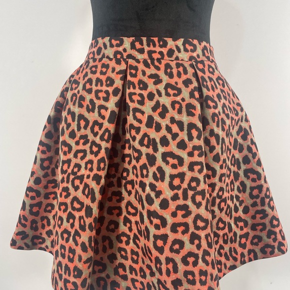 Leopard print, Pink, Black, Grey, Pleated, ruffle, skirt with slip & tulle,Large - Picture 10 of 10